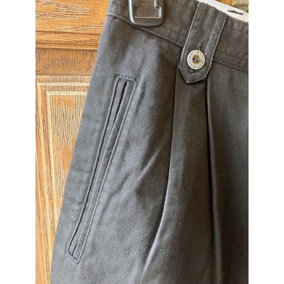 Vintage Liz Sport The Walk Short Size 12 Black NWT Pleated Pockets 100% Cotton - Picture 5 of 10